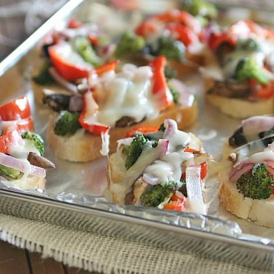 Open-Faced Roasted Veggie Melts - Recipe photo by SheKnows Food Editor