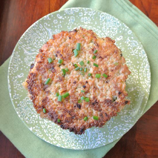 Spicy Quinoa Cakes - Recipe photo by MomWhatsForDinner