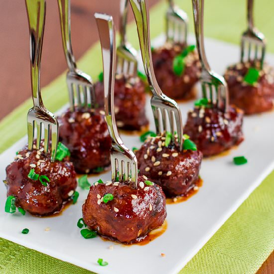 Crockpot Asian Meatballs - Recipe photo by jocooks