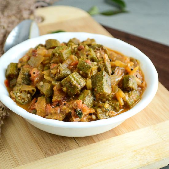 Okra Curry - Recipe photo by Sangeetha