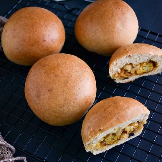 Stuffed Buns - Recipe photo by Sangeetha