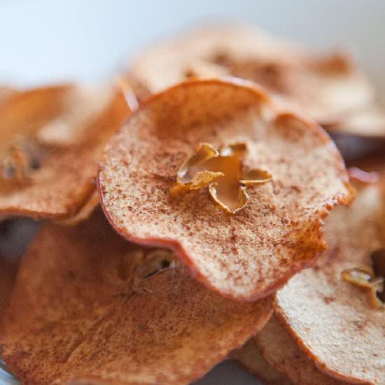 Baked Apple Chips - Recipe photo by teacher-chef