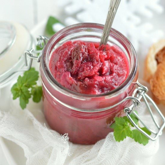 Cranberry Chutney - Recipe photo by poupougnette