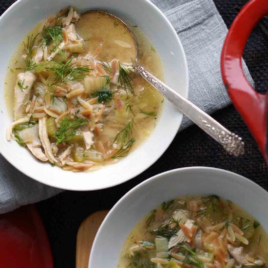 Chicken & Orzo Soup - Recipe photo by sarah@strawberryplum