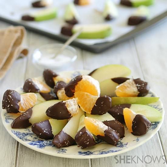 Sea Salt Chocolate Fruit Snacks - Recipe photo by SheKnows Food Editor