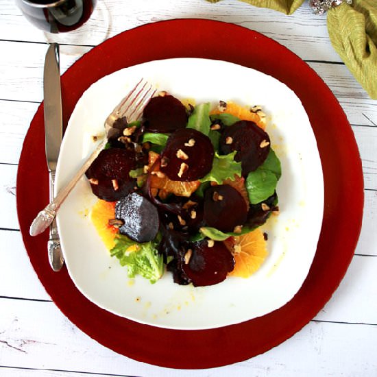 Roasted Beet and Orange Salad - Recipe photo by myfriendsbakery