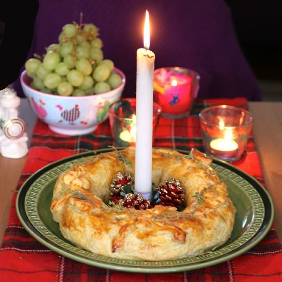 Festive Vegetarian Haggis Wreath - Recipe photo by JohannaGGG