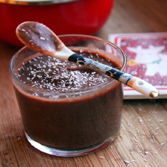 Dairy-Free Banana Chocolate Pudding - Recipe photo by thegreatist