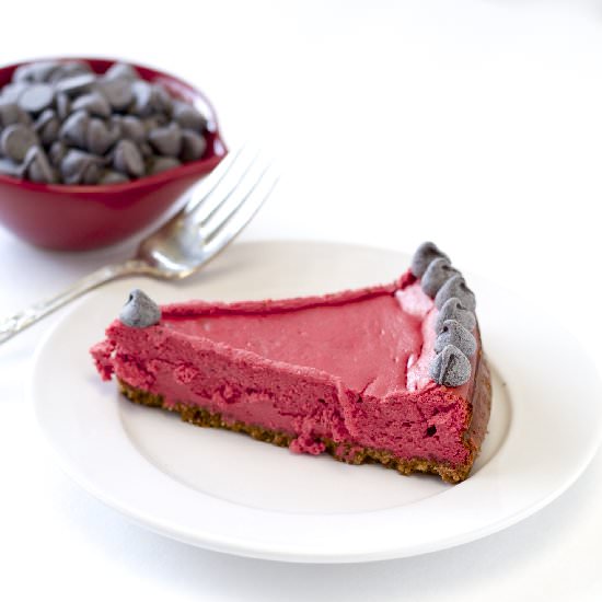 Healthy Red Velvet Cheesecake - Recipe photo by proshapefitness