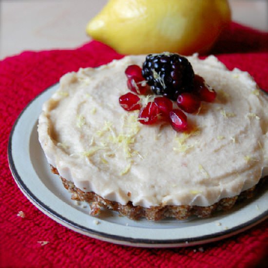 Raw Vegan Cheesecake - Recipe photo by uprootfromor