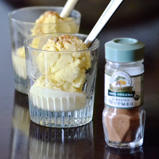 Eggnog Ice Cream - Recipe photo by Obsessive Cooking Disorder
