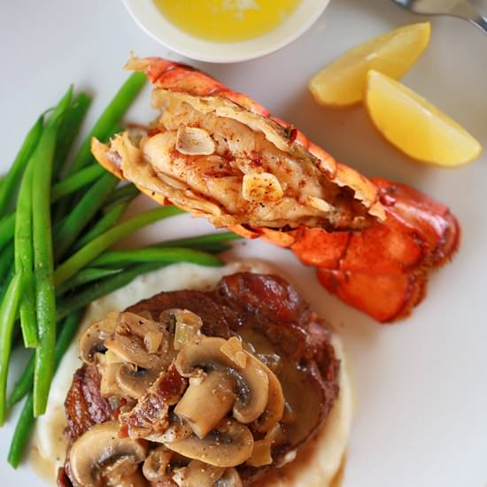 Delicious Surf and Turf - Recipe photo by Jessica Gavin