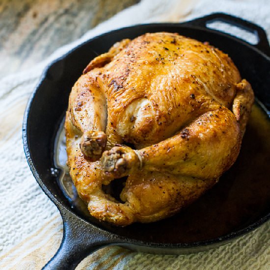 Awesome Crispy Skin Roast Chicken - Recipe photo by BestRecipeBox