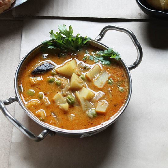 Batata Rassa Bhaji - Recipe photo by Flavors of Mumbai