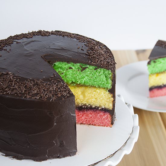 Italian Tricolor Cake - Recipe photo by solanos kitchen