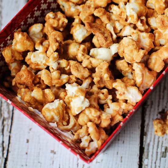 Baked Caramel Popcorn - Recipe photo by Jessica Weible