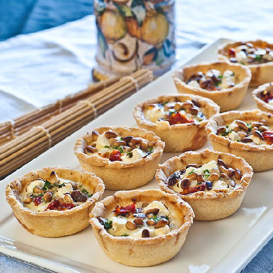Feta & Sundried Tomato Tarts - Recipe photo by Suzanneper