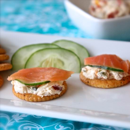 NYC Lox and Schmear Bagel in a Bite - Recipe photo by countrygirlgourmet