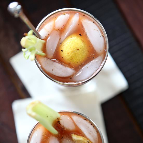 Bloody Mary - Recipe photo by thespeckledpalate