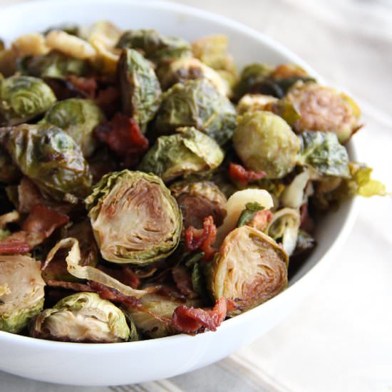 Caramelized Brussels w/Bacon &Honey - Recipe photo by danid320