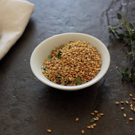 Spice Mix with Sesame and Thyme - Recipe photo by HomeSkillet