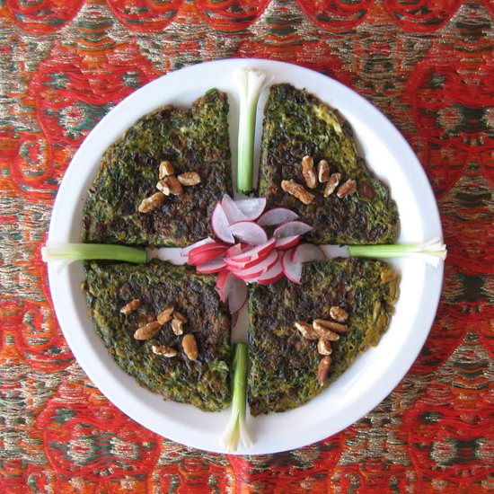 Kookoo Sabzi | Persian Herb Kookoo - Recipe photo by Figandquince