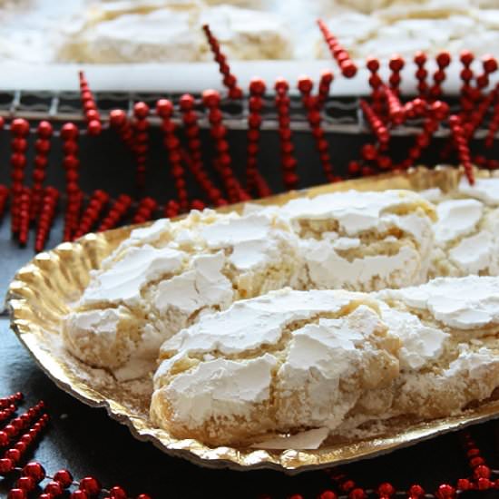 Ricciarelli from Siena - Recipe photo by profumodimamma