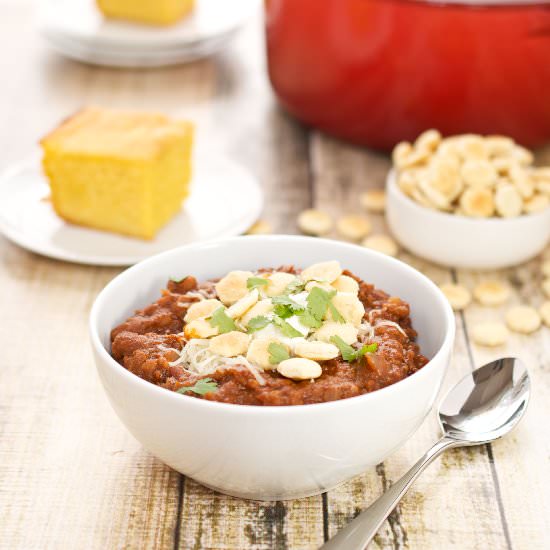 Vegetarian Chili - Recipe photo by sweetpeaskitchen