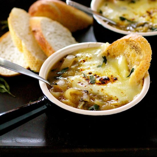 Riesling Onion Soup - Recipe photo by Shanon