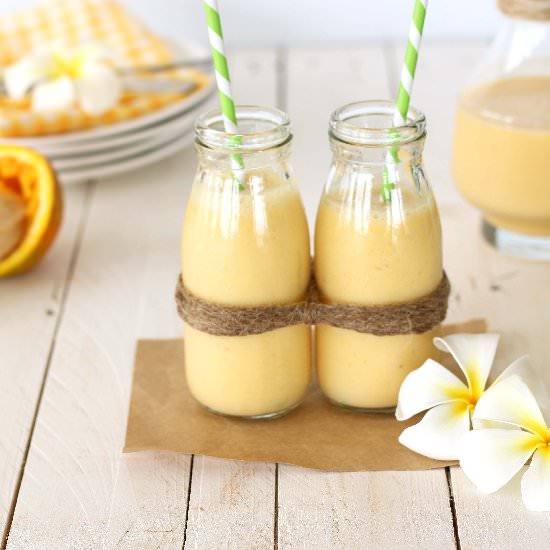 Peach, Orange and Ginger Smoothie - Recipe photo by theluminouskitchen