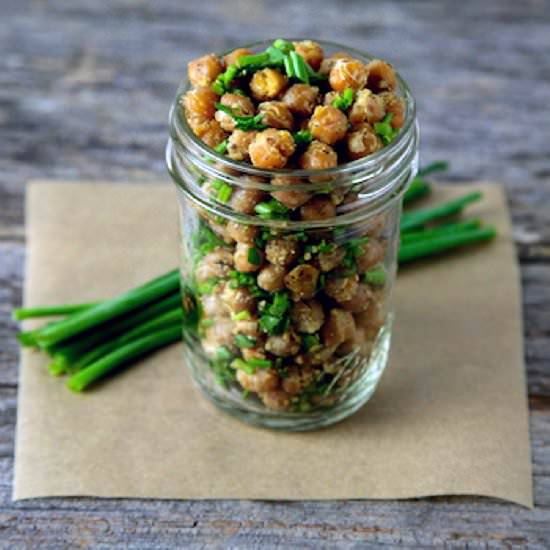 Cool Ranch Roasted Chickpeas - Recipe photo by Vegan Yack Attack