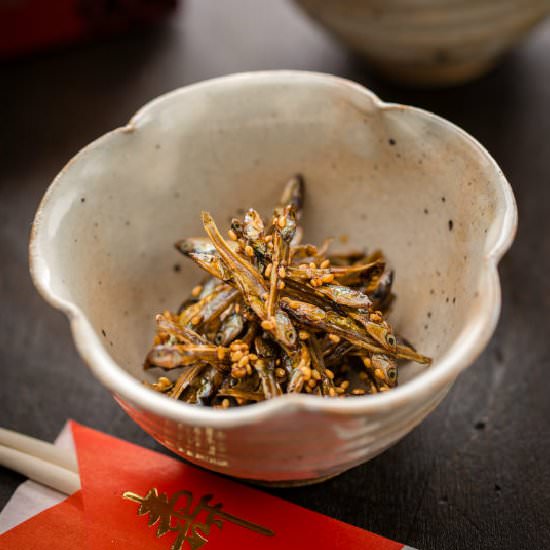 Tazukuri (Candied Sardines) - Recipe photo by Just One Cookbook