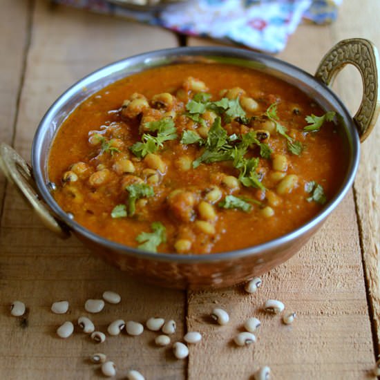 Black Eyed Bean Gravy - Recipe photo by Padhuskitchen