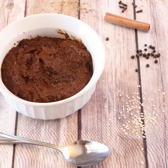 Mole Poblano - Recipe photo by cakenknife