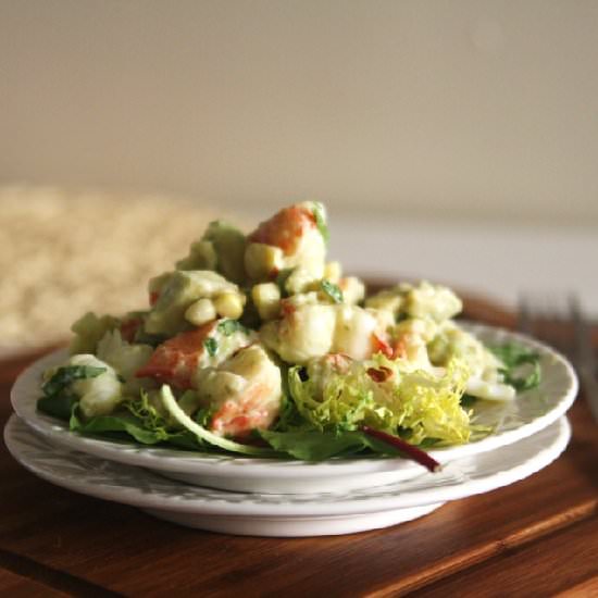 Lobster, Corn, and Avocado Salad - Recipe photo by thetastybite