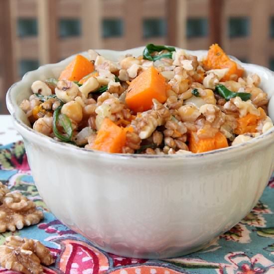 Warm Spelt Salad - Recipe photo by K.abc