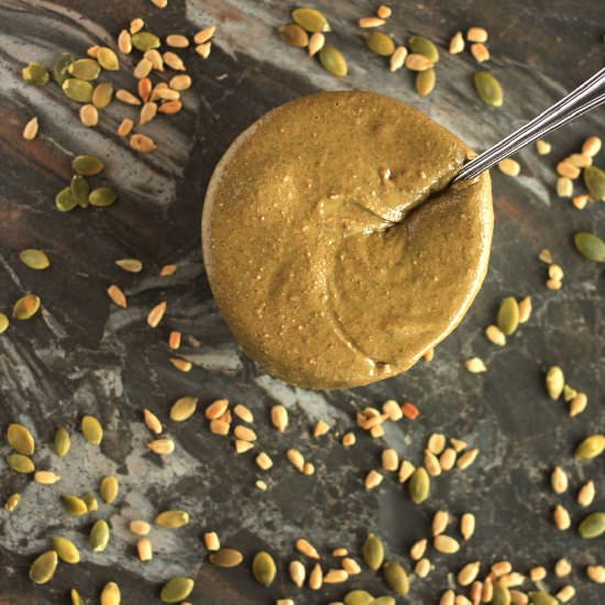 Vanilla maple pumpkin sunbutter - Recipe photo by chocolatechoufleur
