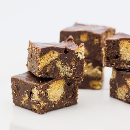 Chocolate Digestive Fudge - Recipe photo by hovkonditorn