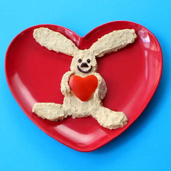 St. Valentine Snack Ideas – Rabbit - Recipe photo by Gosia_KiddieFoodies