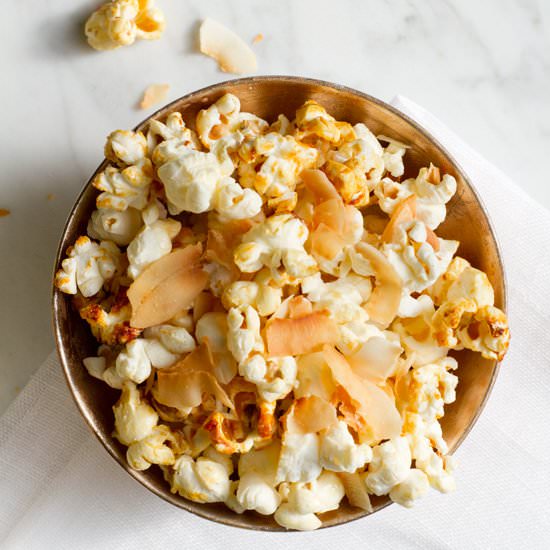 Toasted Coconut Kettle Corn Popcorn - Recipe photo by aidamollenkamp