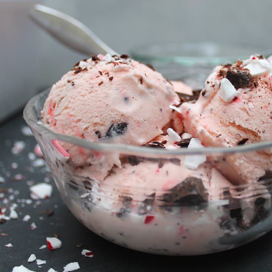 Peppermint Stick Ice Cream - Recipe photo by lramsey