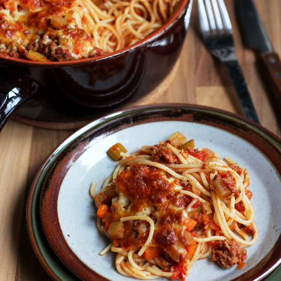 Spaghettti bake - Recipe photo by sayhellohellome