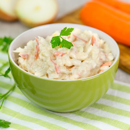 Homemade Coleslaw - Recipe photo by DailyGourmetUK