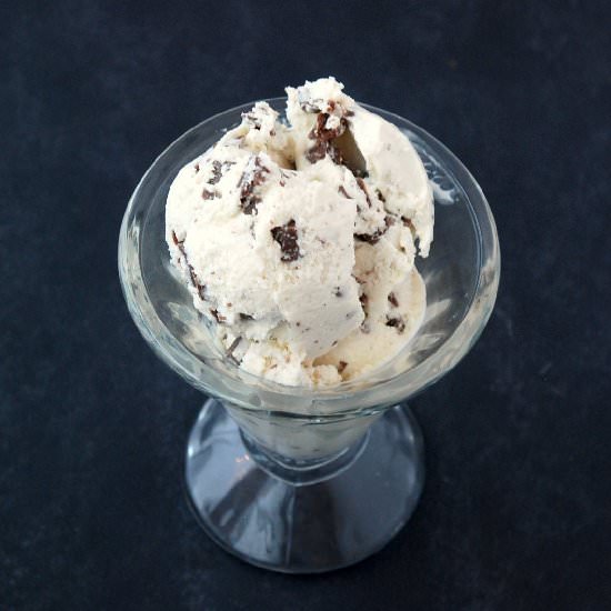 Fresh Mint Chocolate Chip Ice Cream - Recipe photo by Endlessly Inspired