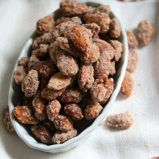 Cinnamon Candied Almonds - Recipe photo by thetastybite