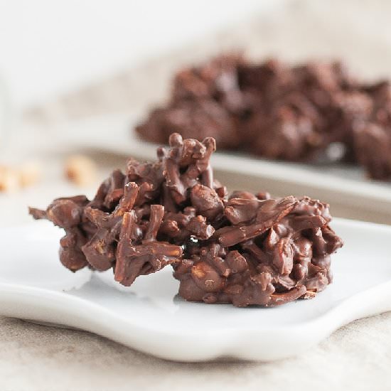 Chocolate Butterscotch Haystacks - Recipe photo by Sweettwist