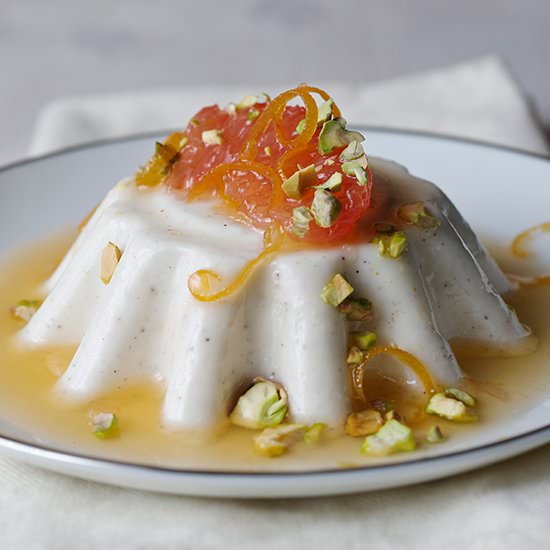 Yogurt Panna Cotta-Pink Grapefruit - Recipe photo by Yes more please