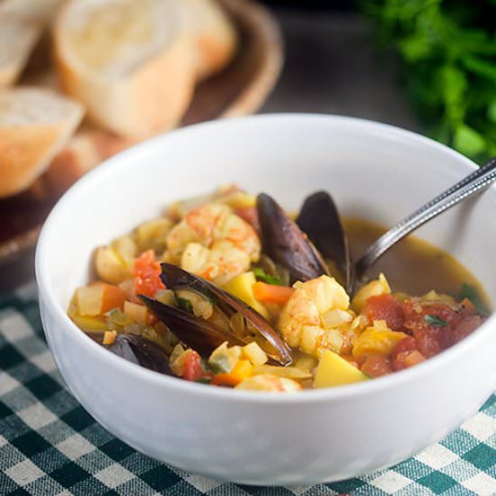 Seafood Chowder - Recipe photo by healthydelicious