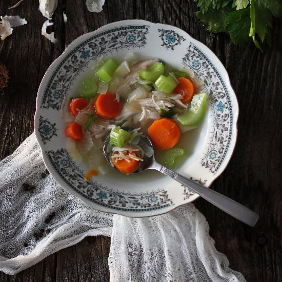 Classic Chicken Noodle Soup - Recipe photo by Afrodites Kitchen