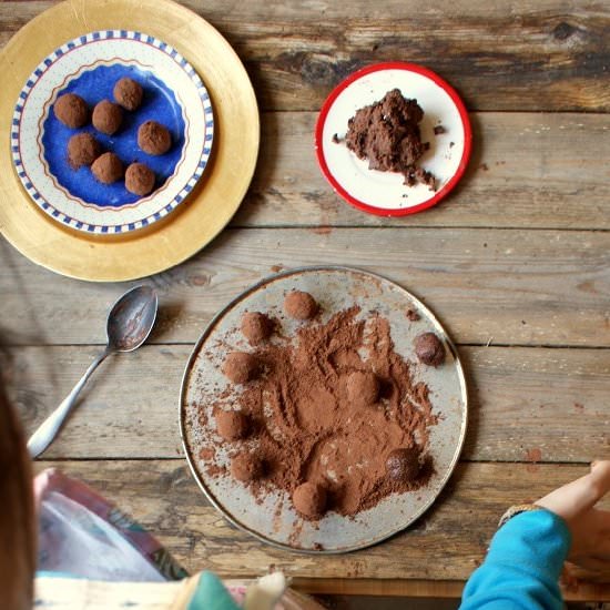 Mascarpone Chocolate Truffles - Recipe photo by Joasia Domowe Frykasy